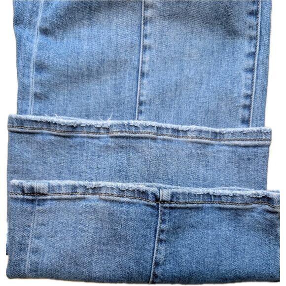 Mica Los Angeles High Rise Wide Leg Front Seam Distressed Women’s 27 Jeans Y2K - Picture 8 of 8